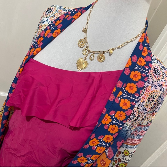Swim Bundle! Kona Sol one shoulder full piece with Rachel Zoe Cover up!! Sz 16 - Picture 2 of 16
